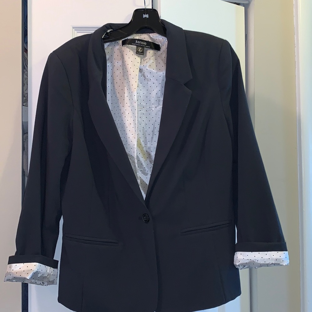 Navy blue blazer